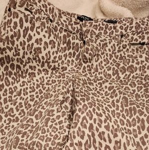 Nine west Cheetah print skiny jeans